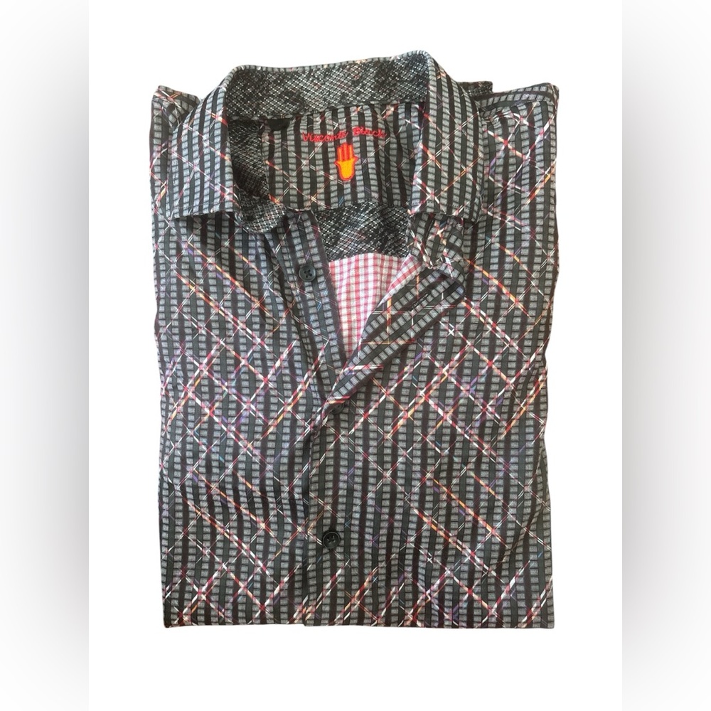 Luchiano Visconti Patterned Button-Up Shirt